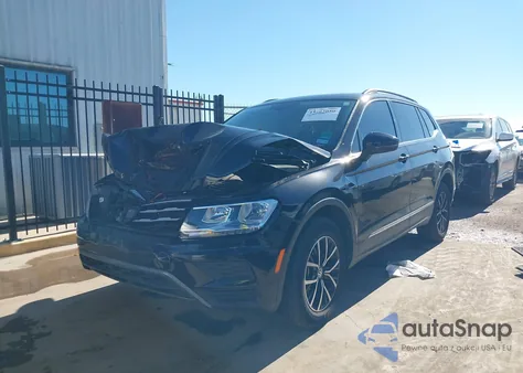 2021 Volkswagen Tiguan 2.0T Se/2.0T Se R-Line Black/2.0T Sel from USA, damaged, VIN 3VV2B7AX0MM095414